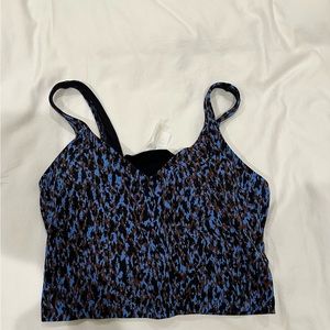 Lululemon align tank blue top size 8